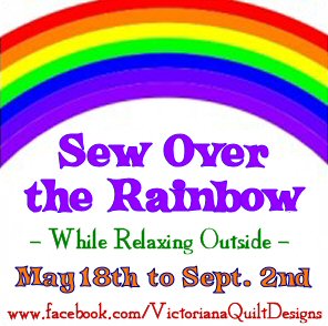 Sew Over the Rainbow - While Relaxing Outside