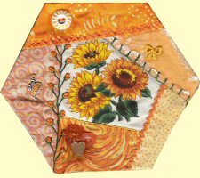 Crazy Quilt August Block