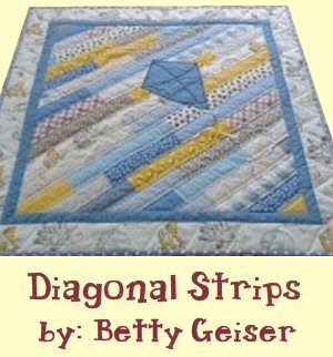 Diagonal Strips Quilt
