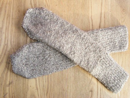 Handwork Easy Peasy Eco-friendly Knitted  Tube Socks Tutorial