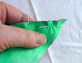 Hand Piecing - Stitching
