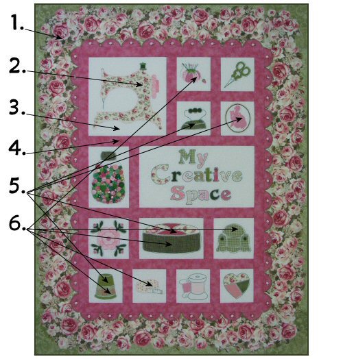 Rose Cottage ~ A Sewing Room Quilt