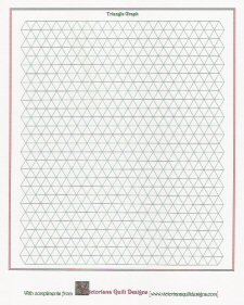 Printable Triangle Quilt Graph Paper