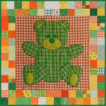 Stuffies Teddy the Bear Baby Quilt