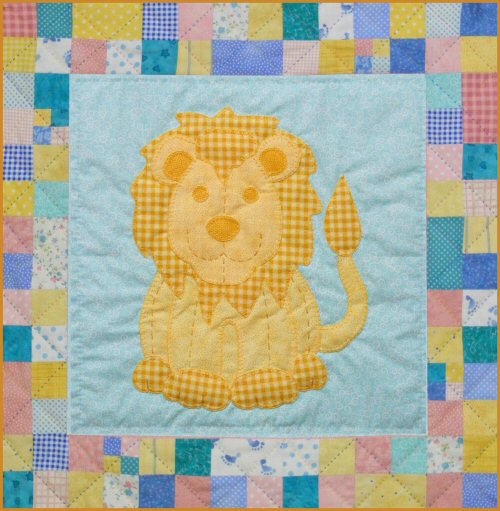 Stuffies Leo the Lion Baby Quilt Pattern