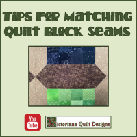 Tips for Matching Quilt Block Seams Video