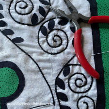 Plyers Tip for Embroidery Stitching