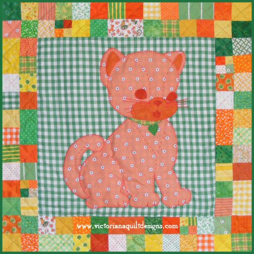 Pet Stuffies Calico the Cat Baby Quilt Pattern