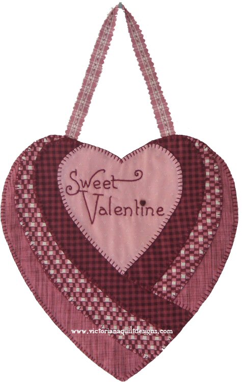 Valentine Hugs Mini Quilt Pattern