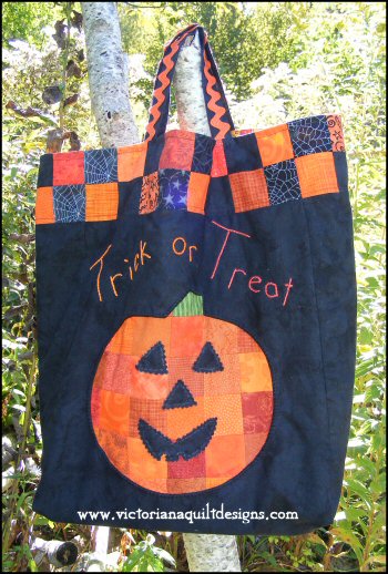 Patchwork Halloween Treat Bag Pattern