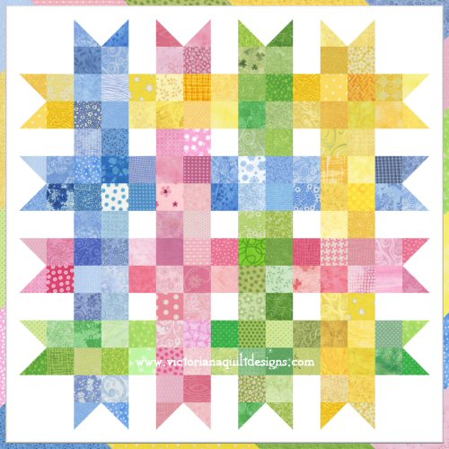 Scrap Happy Baby Ribbons Quilt Pattern