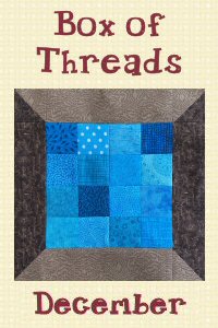 Box of Threads Patchwork Spools Wallhanging