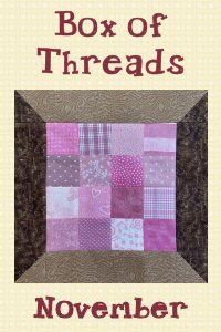 Box of Threads Patchwork Spools Wallhanging